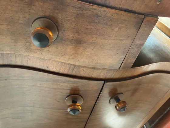 Image 1 of 2 nachtkastjes (set) art deco