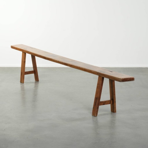 Banco de recibidor/banco para la mesa del comedor de brocante francés atemporal con una gran apariencia.