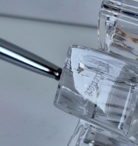 Image 1 of Waterford Kristallen Penhouder Penhouder Klaver Kristalglas