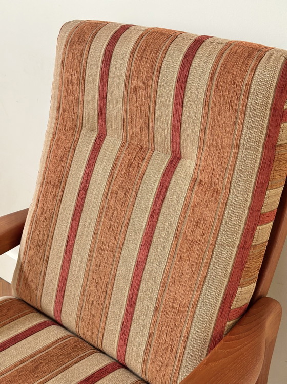 Poltrona vintage di design danese EMC in legno di teak, anni '50/'60/'70 – Poltrone, Wood, Textile (photo 9 of 15)
