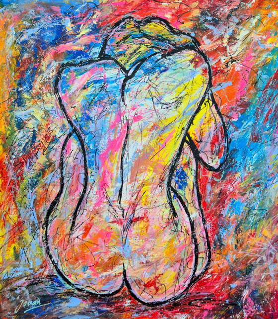 She In A Colorful World – Paintings & Drawings, Canvas (photo 2 of 14)