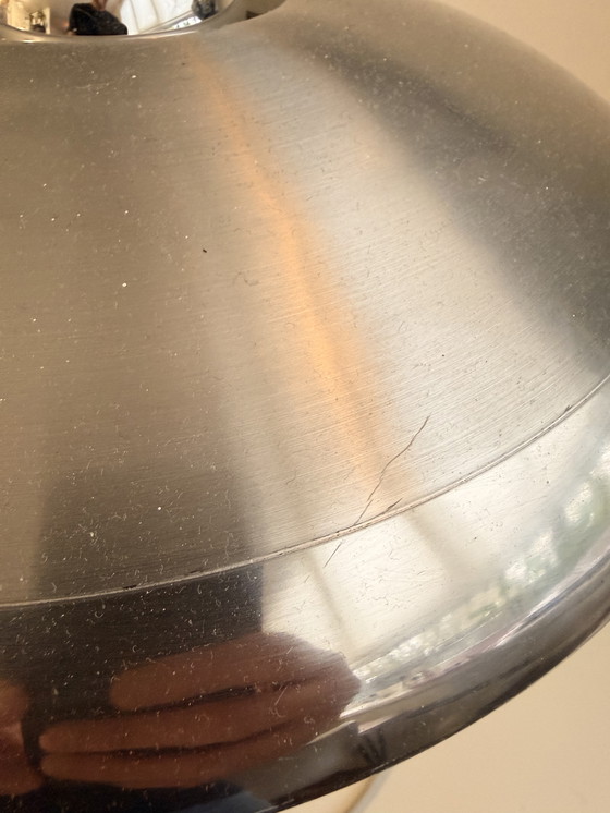 Image 1 of Louis Kalff para Philips - Lámpara de escritorio Romeo (pantalla cromada poco común), años 50