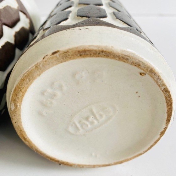 Image 1 of Set di vasi Jasba Germania Ovest con decorazione in rilievo 1960