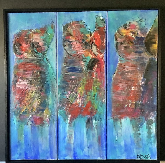 Image 1 of Paddling Painting by EllesBB