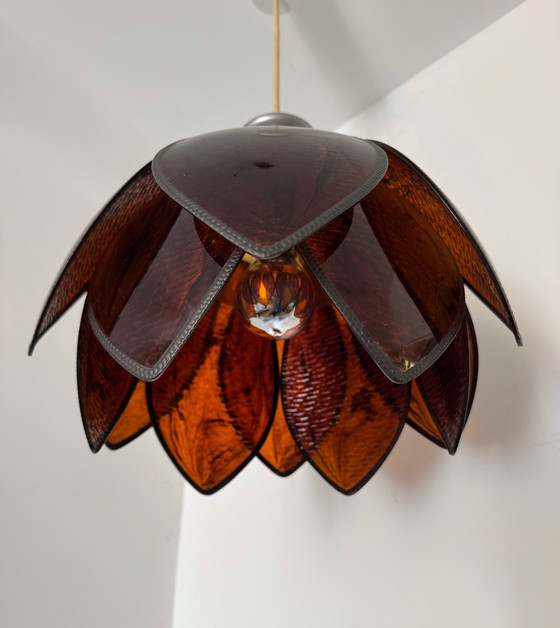 Image 1 of Lámpara de araña Lotus de baquelita de los años 70