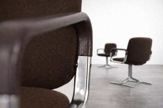 Image 1 of Sedie da ufficio moderne tedesche vintage di metà secolo di Mauser, anni '70, set di 2