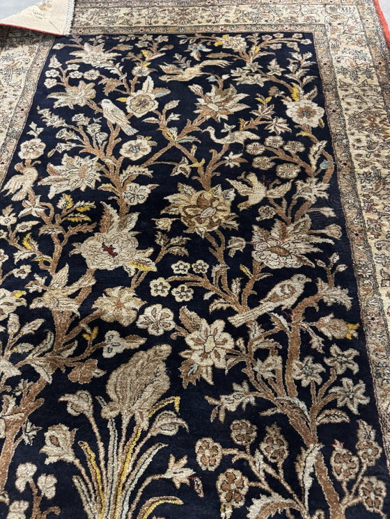 Image 1 of Handwoven Persian silk rug
