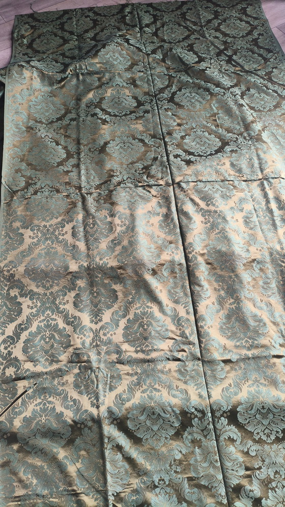 Image 1 of Jacquard damascato vintage da 13,3 m – Van Reeuwijk Rotterdam – anni '60 – Come nuovo