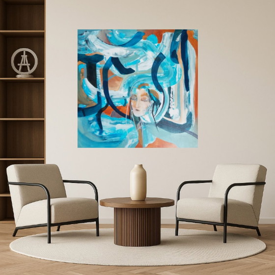 Image 1 of Acrylic painting #cumuli
