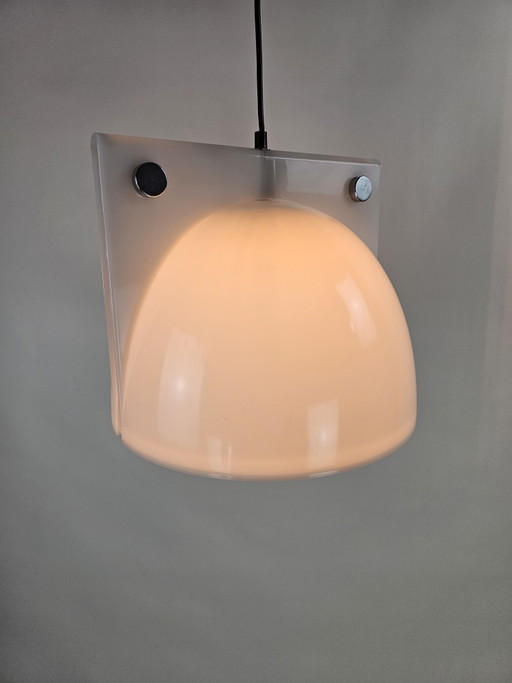Modell Orion Hängelampe von Ermanno Lampa und Sergio Brazzoli für Guzzini – hanglampen, Plastic, Vintage (photo 2 of 10)