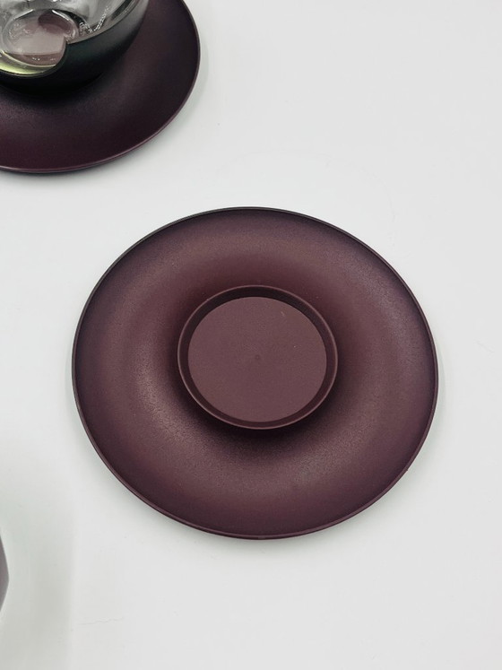 Image 1 of Set of 5 Pop Cups with Donut Handles – Dutch Design – 1970