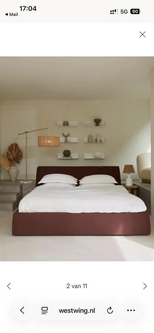 Westwing Cloud bed with storage space 160 x 200 cm