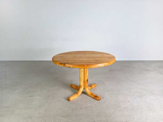 Image 1 of Rainer Daumiller dining table pine midcentury design extendable 2
