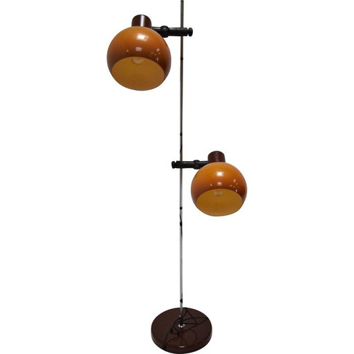 Vintage verstelbare vloerlamp, Tsjecho-Slowakije 1960