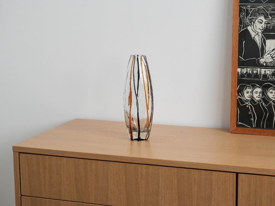 Image 1 of Glasvase, dänisches Design, 1970er Jahre, hergestellt in Dänemark