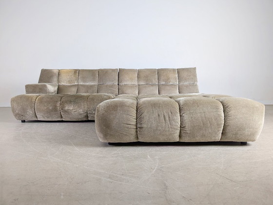 Image 1 of Divano angolare originale Bretz Ocean 7, divano di design in velluto