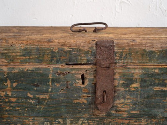 Coffre ancien de style primitif (c.1920) #71 – Armoires de rangement, Rustic (photo 24 of 40)