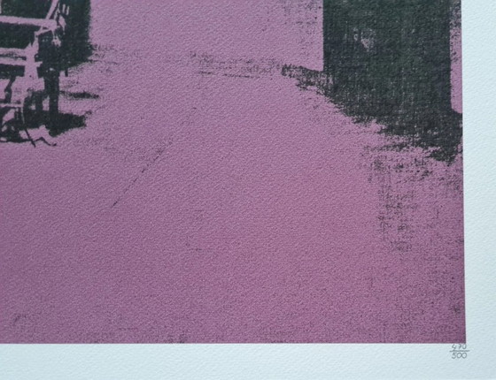 Image 1 of Según Andy Warhol, Electric Silla, década de 1980, litografía
