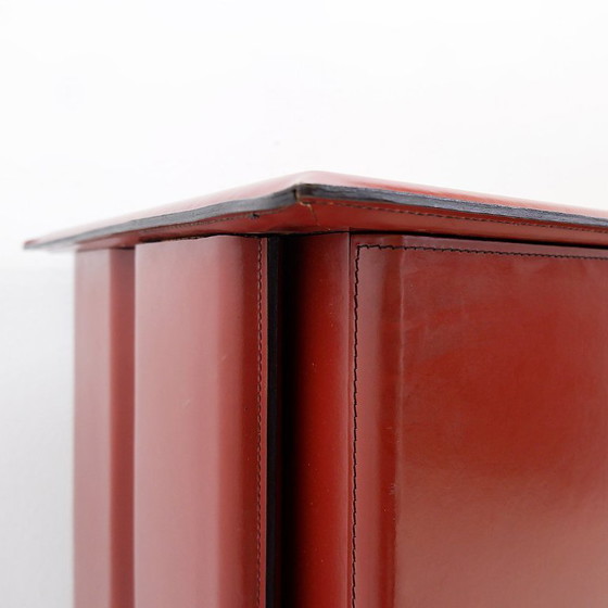 Image 1 of Leather sideboard by De Couro of Brazil - 1980s