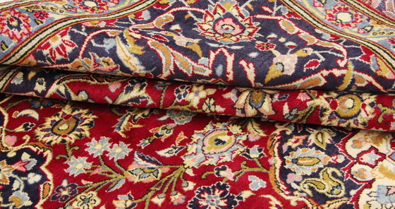 Image 1 of Original Perserteppich Keschan,Kashan Rot 348 x 240 cm Top Zustand Klassik Alt