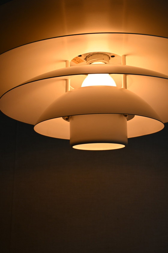 Image 1 of Lampada a sospensione danese di design, anni '70, forma 45 cm di diametro.
