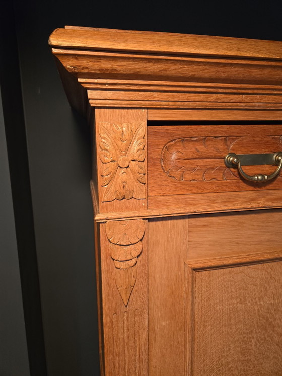 Armoire type  bonheur du jour et ses 2 clés – Meubles de rangement, Bois, Laiton (photo 10 of 10)