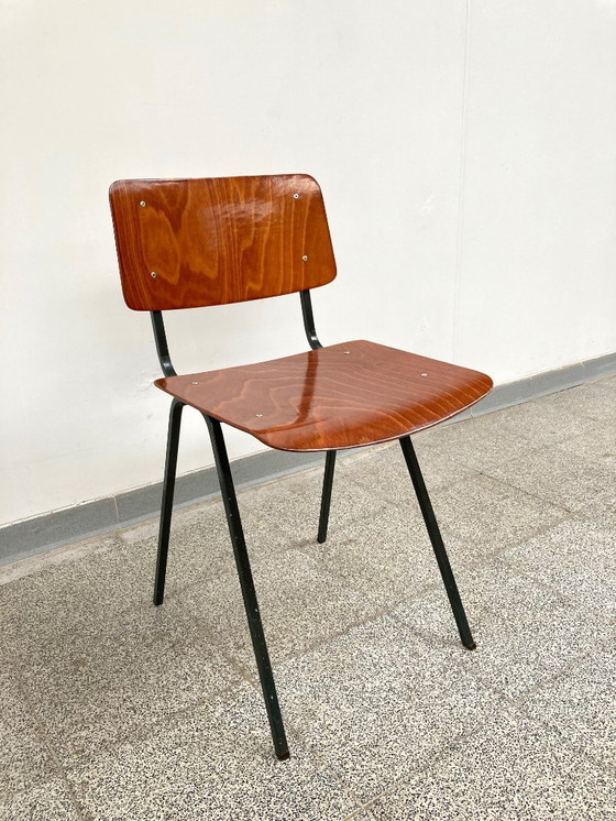 Image 1 of Set van 4 vintage F6 Eromes Marko Holland eetkamerstoelen