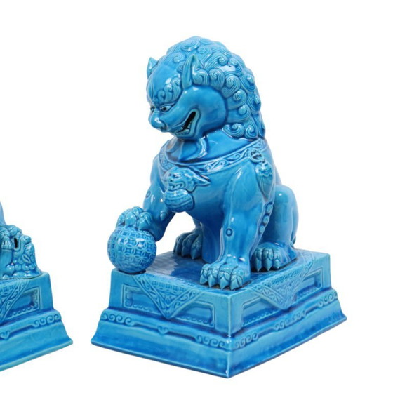 Image 1 of Groot Koppel Tempelleeuwen Foo Dogs