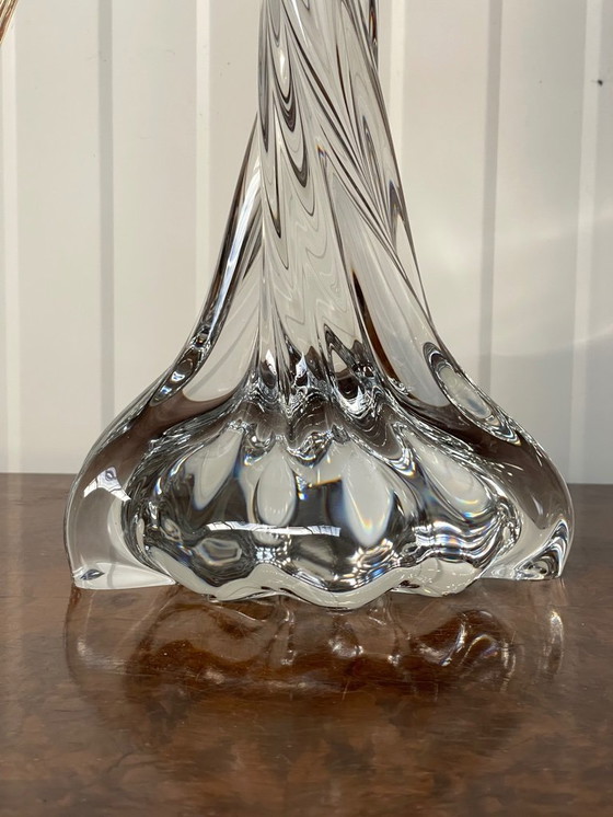 Image 1 of Vintage French Baccarat Table Lamp