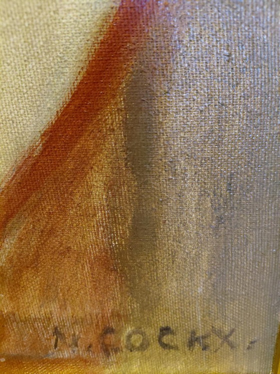 The Boatman by Marcel Cockx, Paintings & Drawings, Canvas, Beige (photo 4 of 5)