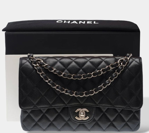 Borsa CHANEL Timeless/Classique en Cuir Noir - 103247