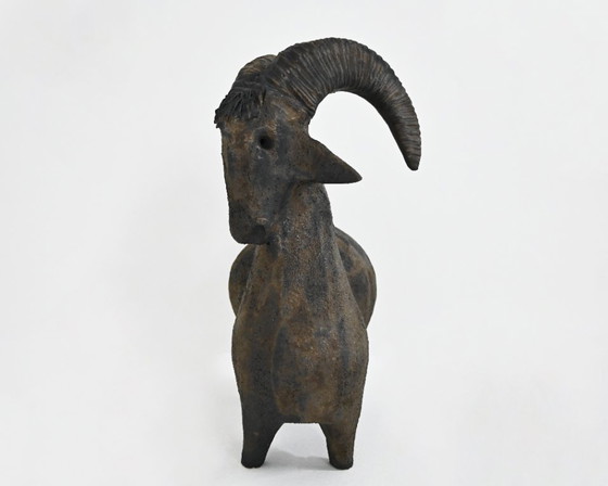 Image 1 of Chèvre en céramique de Dominique Pouchain