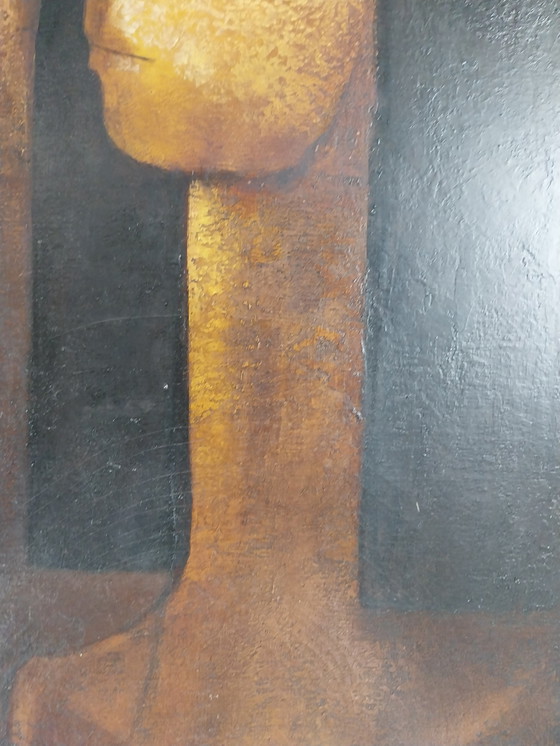 Image 1 of 1 x cuadro señoras estilizadas firmado