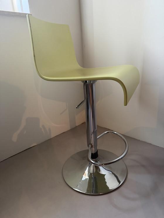 1 Barkruk In Hoogte Verstelbaar – Barkrukken, Metal, Wood (photo 4 of 6)