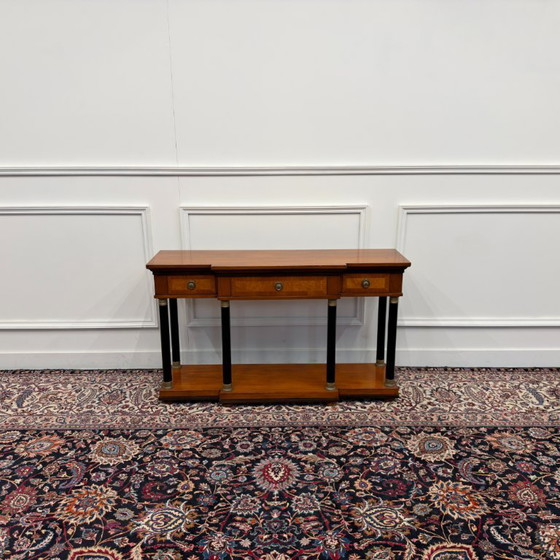 Klassischer italienischer Selva Sidetable – Konsolen, Holz, Messing (photo 3 of 16)