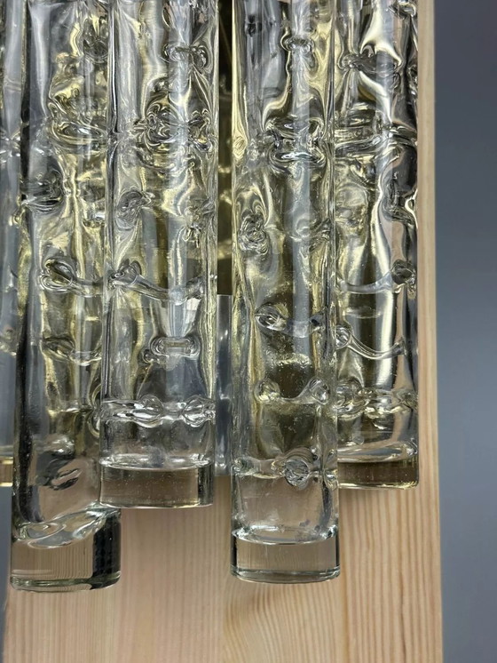 Image 1 of 60's 70's Applique Doria Leuchten Germany Wall Sconce Space Age Design