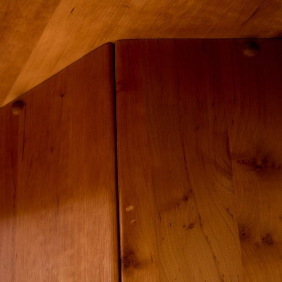 Image 1 of MK10590 Set da pranzo in legno di ontano di Erwin Berghammer per Team 7, Set di 7