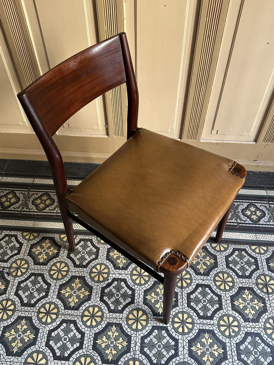 Image 1 of Georg Leowald Modèle 351 Chaise rembourrée Fabricant Wilkhahn