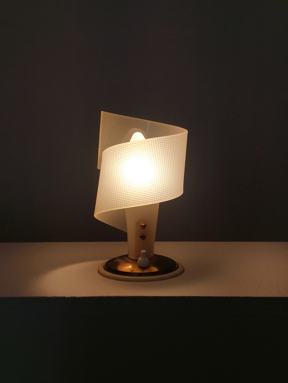 Image 1 of 2 x Vintage Mid Century bedlampje Geru