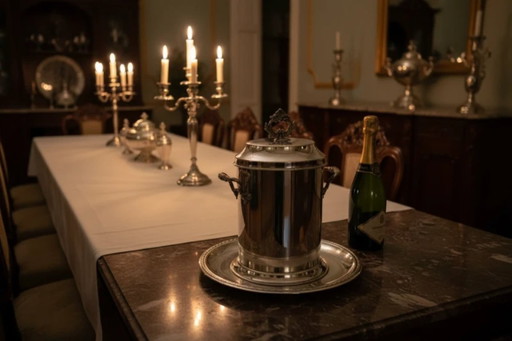 Versilbertes Eisbehälter-Set — Rati-Var, Palma de Mallorca