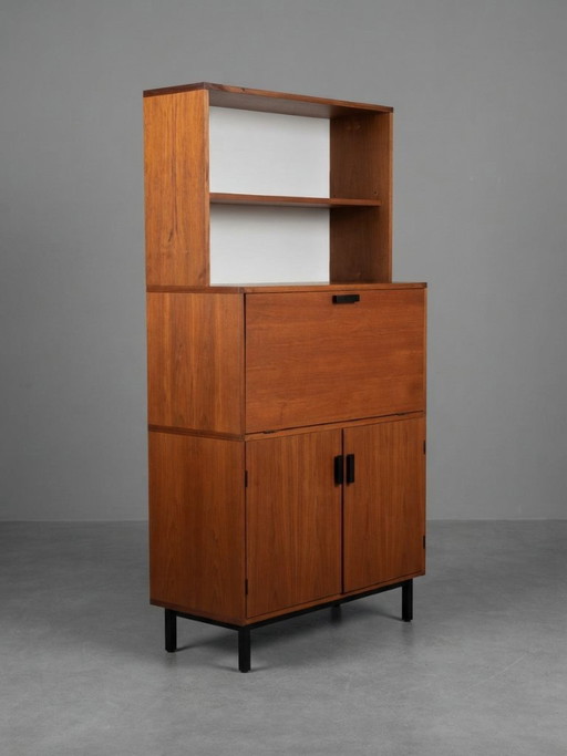 Cees Braakman para Pastoe Gabinete Secreter de Teca – Años 60 – wandkast, Wood (photo 2 of 6)
