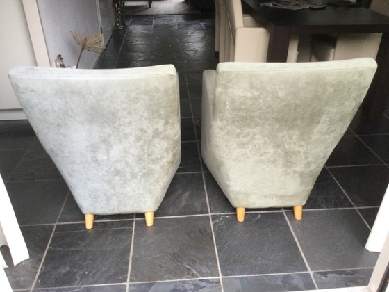 Image 1 of 2 Sessel, Dolcinea-Stoff, Alcatara Leolux