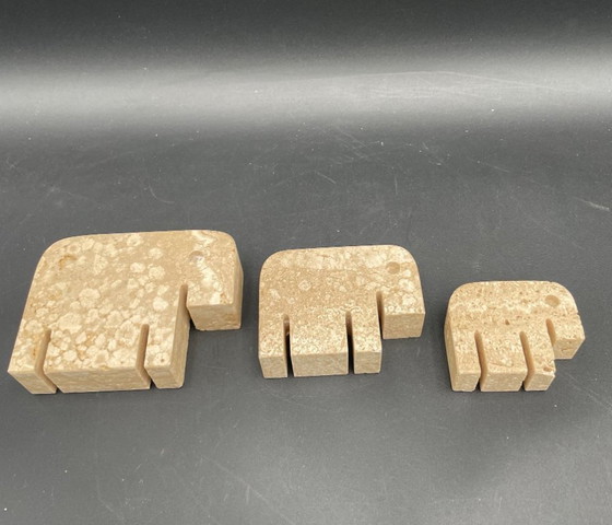 Image 1 of Olifantentravertin Vintage, Fratelli Manelli, 1970