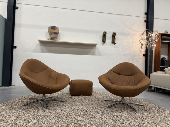 Image 1 of Label van den Berg Hidde Fauteuils Waterbuffel Cognac 