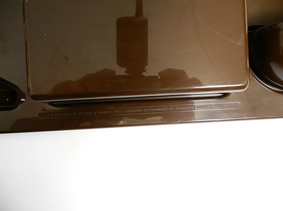 Image 1 of 70s Uten.Silo van Dorothee Maurer-Becker | M-Design Production in donkerbruin