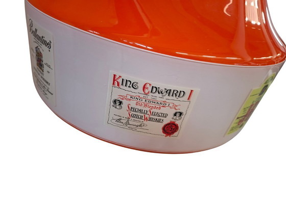 Image 1 of Vintage 1970s Space Age Chandelier - Orange and White - Scotch Whisky Design