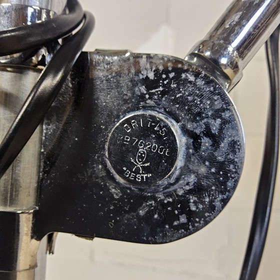 Image 1 of Vintage chrome/white Bauhaus floor lamp Gubi Bestlite BL3 (Best and Lloyd West Midlands)