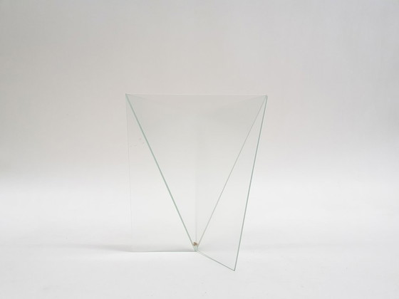Image 1 of Geometric Glass Vase Model "Delta" by Mart van Schijndel, The Netherlands 1983