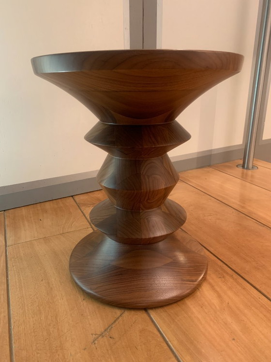 Image 1 of Charles & Ray Eames Vitra - Model A/B signed Stool-End of sofa-Side table