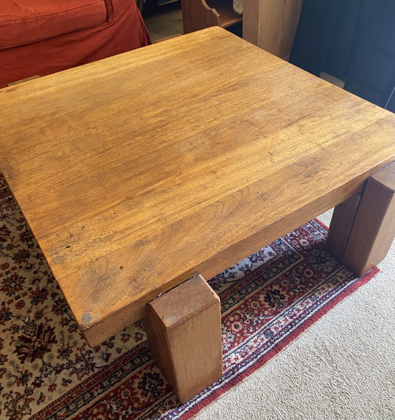 Image 1 of Brutalistische salontafel zeer stevig